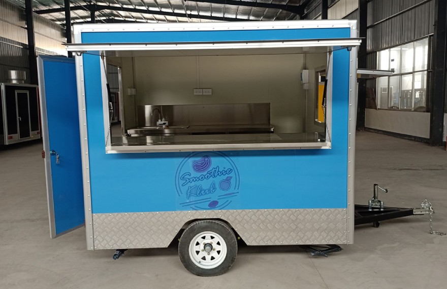 8ft portable kitchen trailer for sale